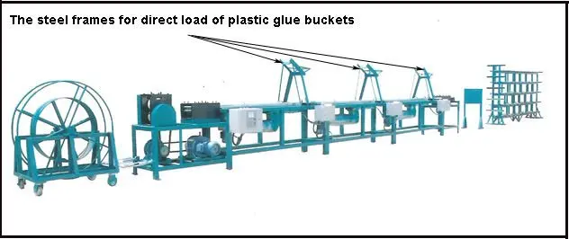 Steel frames for direct plastic buckets\' load1