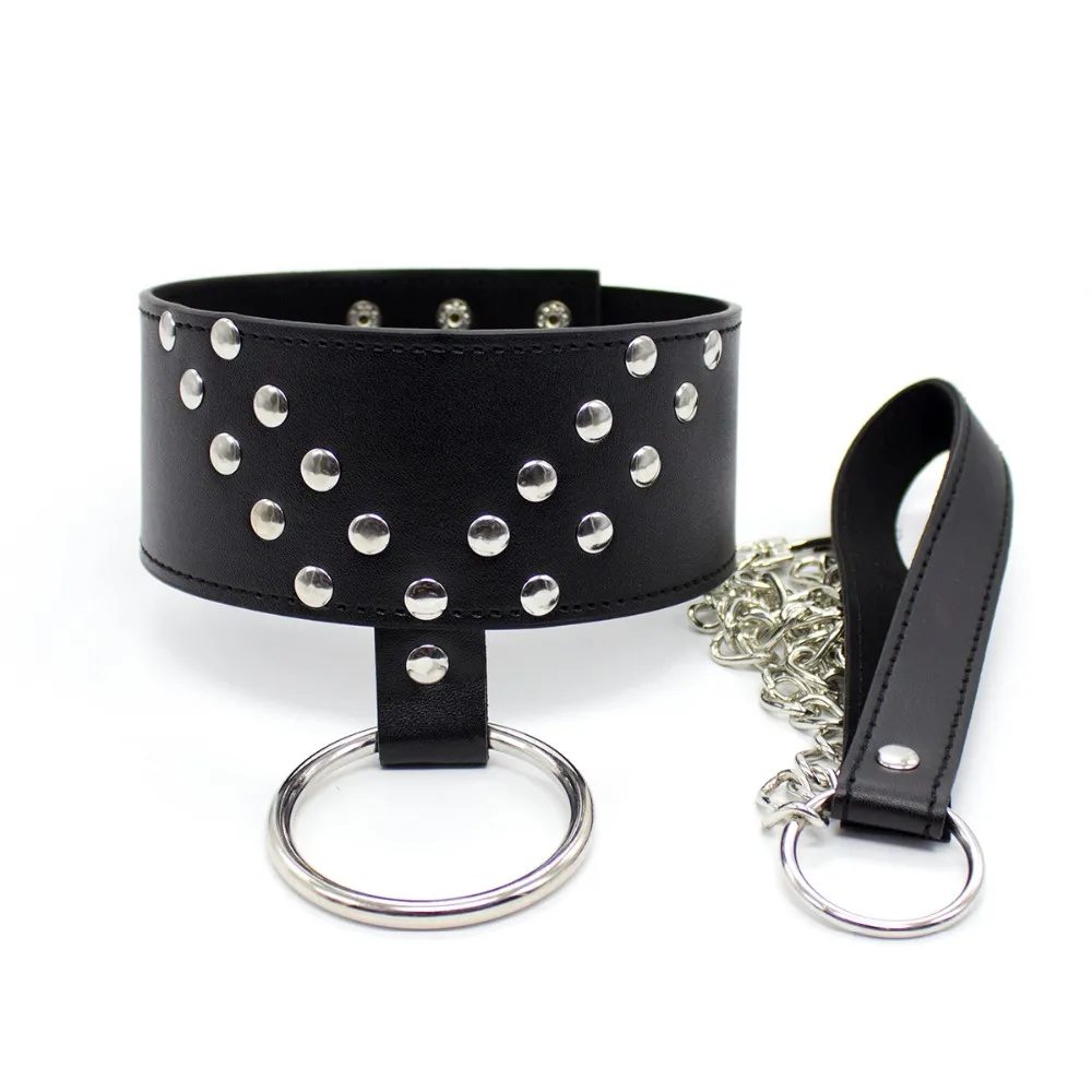 leash chain restraint neck collar, bdsm bondage h