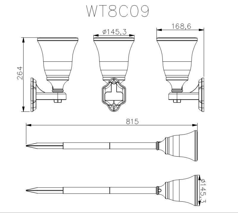 Latest product LED flood light IP44 protection outdoor wall light for garden