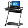 Corner Computer Desk Small Spaces on Castors PC Table Bedroom Home Office Study