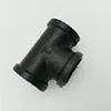 Malleable iron Tee Pipe Fitting equal reducing tee 3 way thread fittings