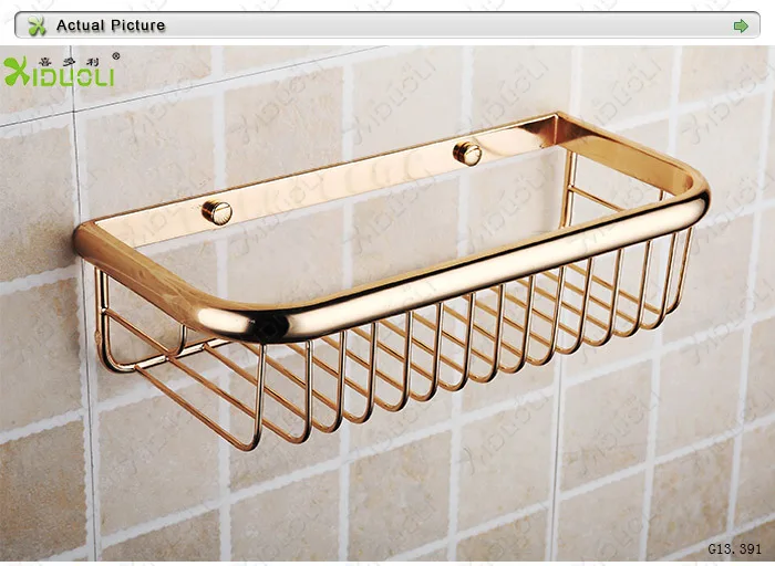 Rectángulo De La Venta Caliente Montado En La Pared De Oro De Metal