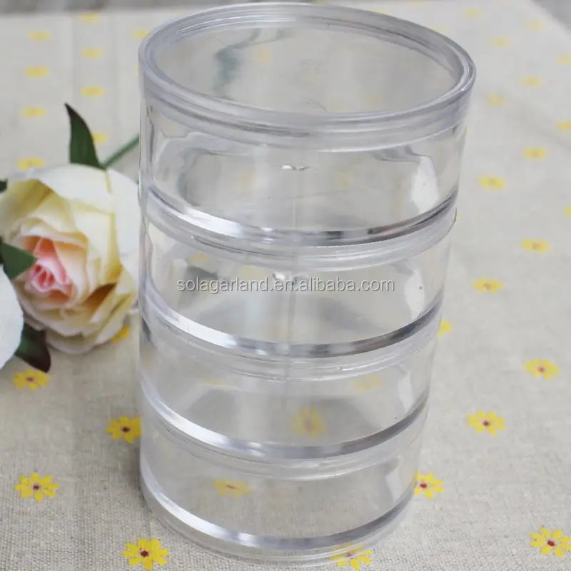 20 Styles Plastic Beads Container Box Jewelry Display Craft Storage Glass Bottle