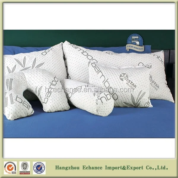 All Sizes And Shape Five Star Hotel Bamboo Pillow Shredded Memory Shape Five Star Hotel Bamboo Pillow
