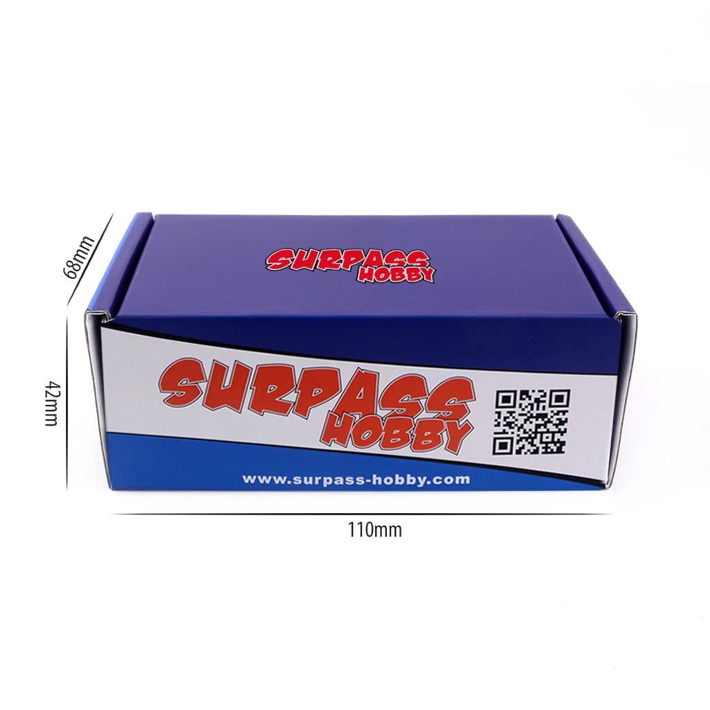 Surpass aluminum Cooling brushed 60A ESC for 540 rc truck motor connector car accessories Thermal Dissipation ESC