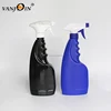 16 oz hot sale color design empty plastic spray bottle for chemical liquid use