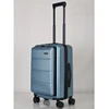 20 inch pc abs hard shell laptop luggage trolley bag with Customs lock