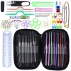 99Pcs Crochet Hook Set Sewing Needle Knitting Needle Tool Sets With Scissors Row Counters For Sewing Needles Weaving Tools Kit