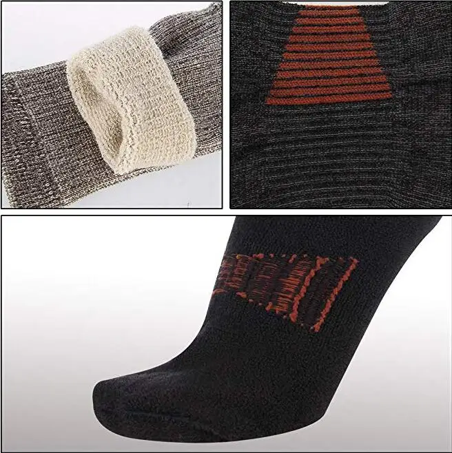 Cushion  Merino Wool Warm Crew Socks   Best  for    hiking
