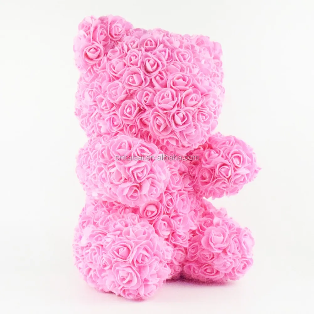 handmade rose teddy bear