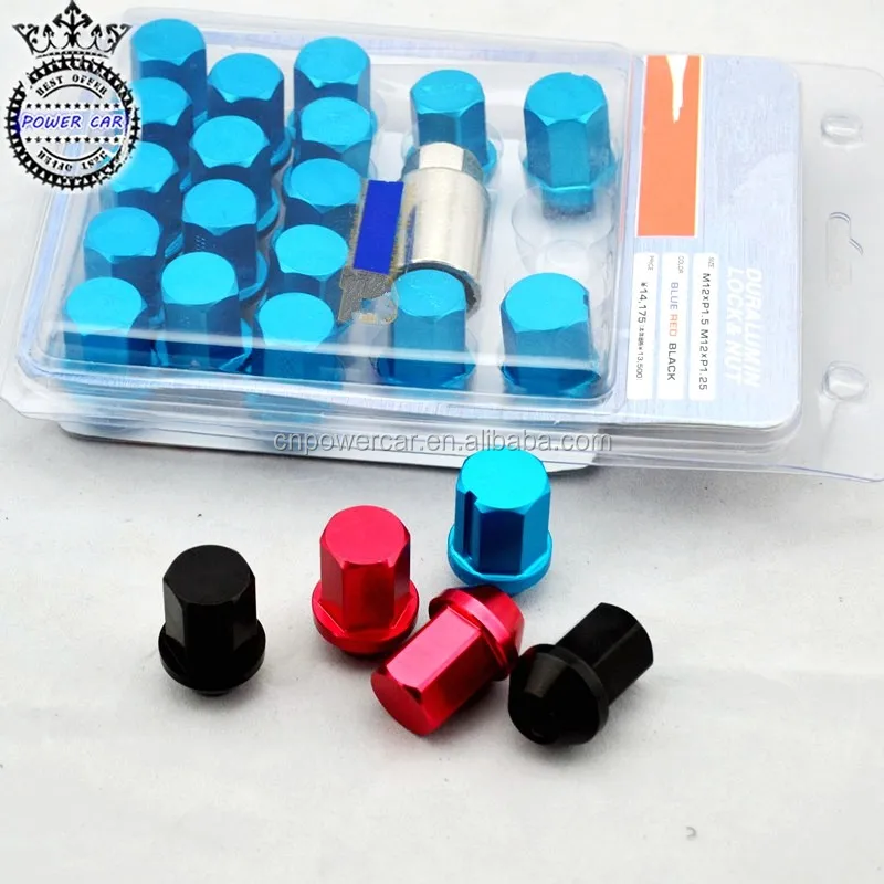 Aluminum 35mm Racing Locking Wheel Nut Universal Lug Nut Buy Racing