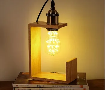 Modern Side Table Lamps Table Lamp Wood Table Light Edison Bulb Vintage Style For Bedroom Buy Modern Side Table Lamps Table Lamp Wood Carved Wood