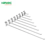 chrome metal wire slatwall euro display hook