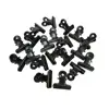 Black Metal Bulldog Clips File Paper Binder Clamps for Tags Bags, Shops, Office and Home Kitchen