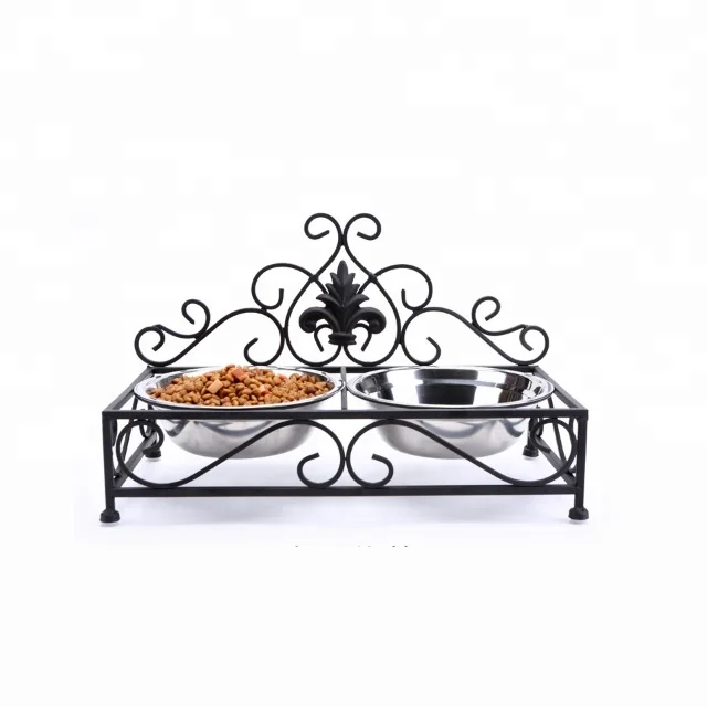 Hot Selling Metal Dog Feeder Dog Bowl Pet Bowls With Durable Stand