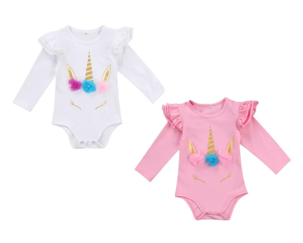 Newborn Baby Girl Animal Romper Bodysuit Jumpsuit Playsuit Summer Clothes Outfit