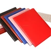 Good quality a3 hard cover pu leather clip file folder with pen holder