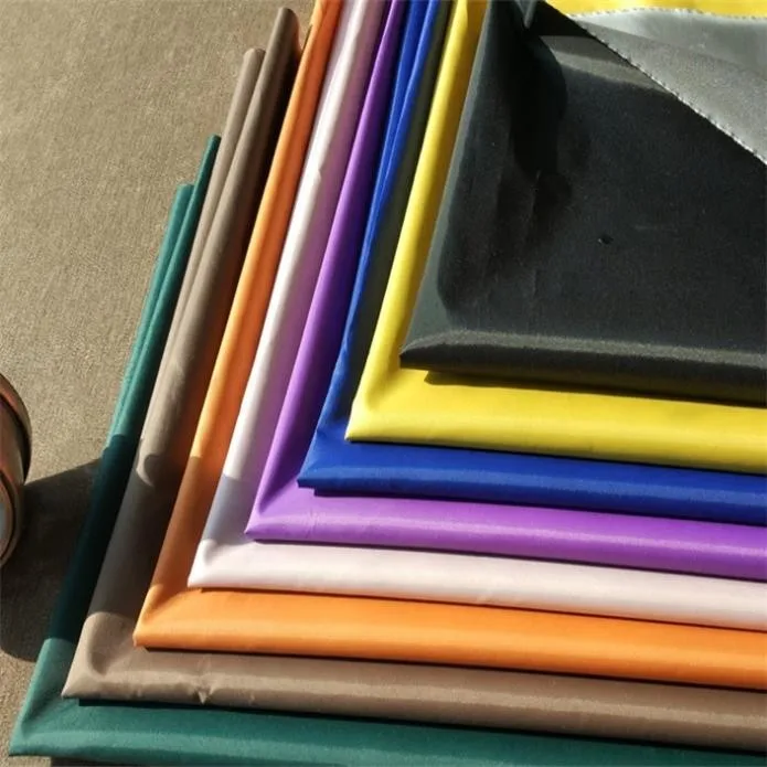 Thin 210t Polyester Taffeta Silver Coating Waterproof Sunshade Curtain