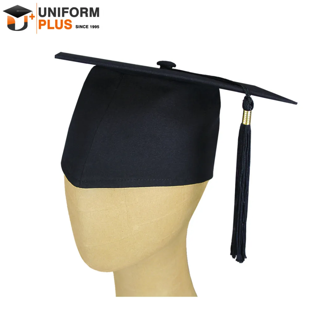 Wholesale Customized Uk University Black Bachelor Master Graduation Hat