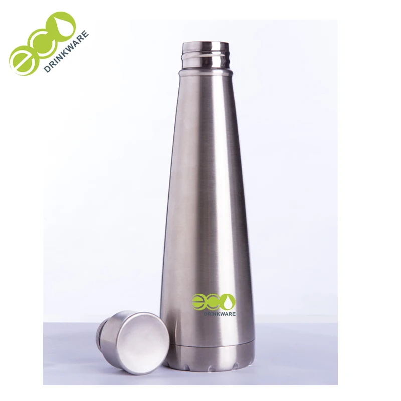 GV011 500ML/17OZ In Stock Double Wall Stainless Steel cola shaped Vacuum Insulated bottle thermos
