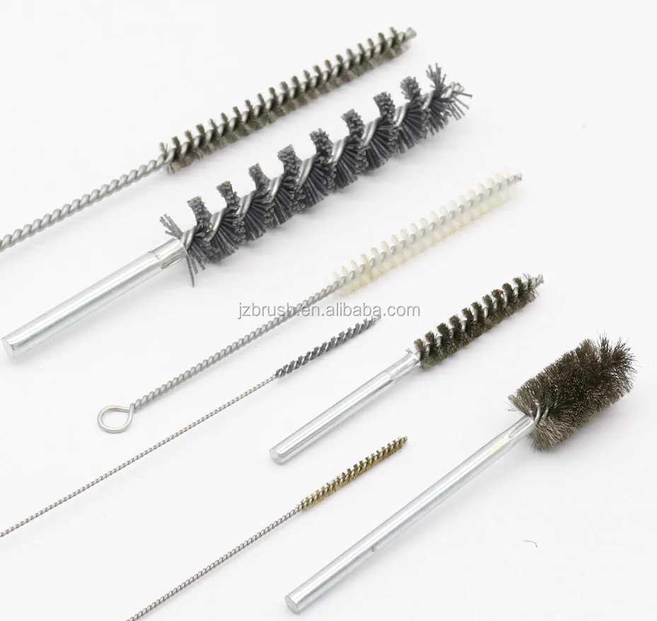 Stainless Steel Wire/brass Nylon Wire Tube Brush/pipe Cleaning Brush