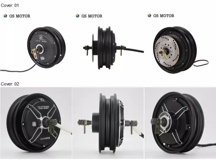 10inch 4000W 205 55H V3 Brushless DC Electric Scooter Hub Motor