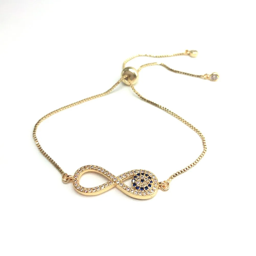 100 pcs infinity charm bracelet wholesale jewelry lot fashion bulk US Seller 