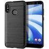 Hot sale recycled soft TPU plastic material brushed carbon fibre anti shock cell phone housing cover case for HTC U12 life