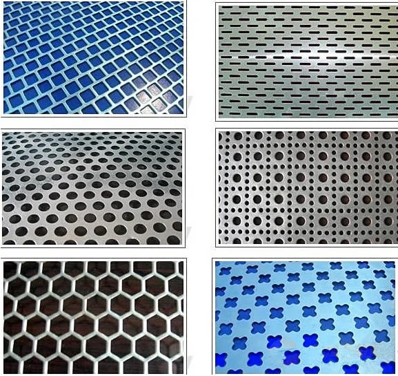 1mm Hole Galvanized Hexagonal Aluminum Perforated Metal Mesh Speaker