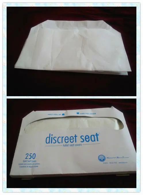 Rest Assured Toilet Seat Covers 100/% Recycled White