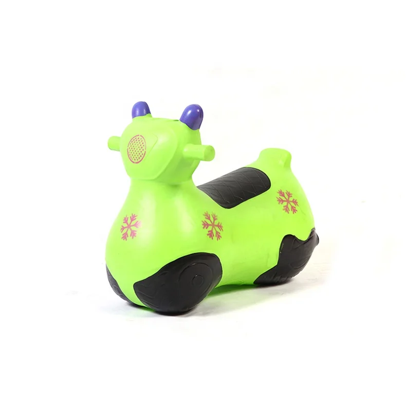 PVC Hot sale jumping horse toy OEM motorbike