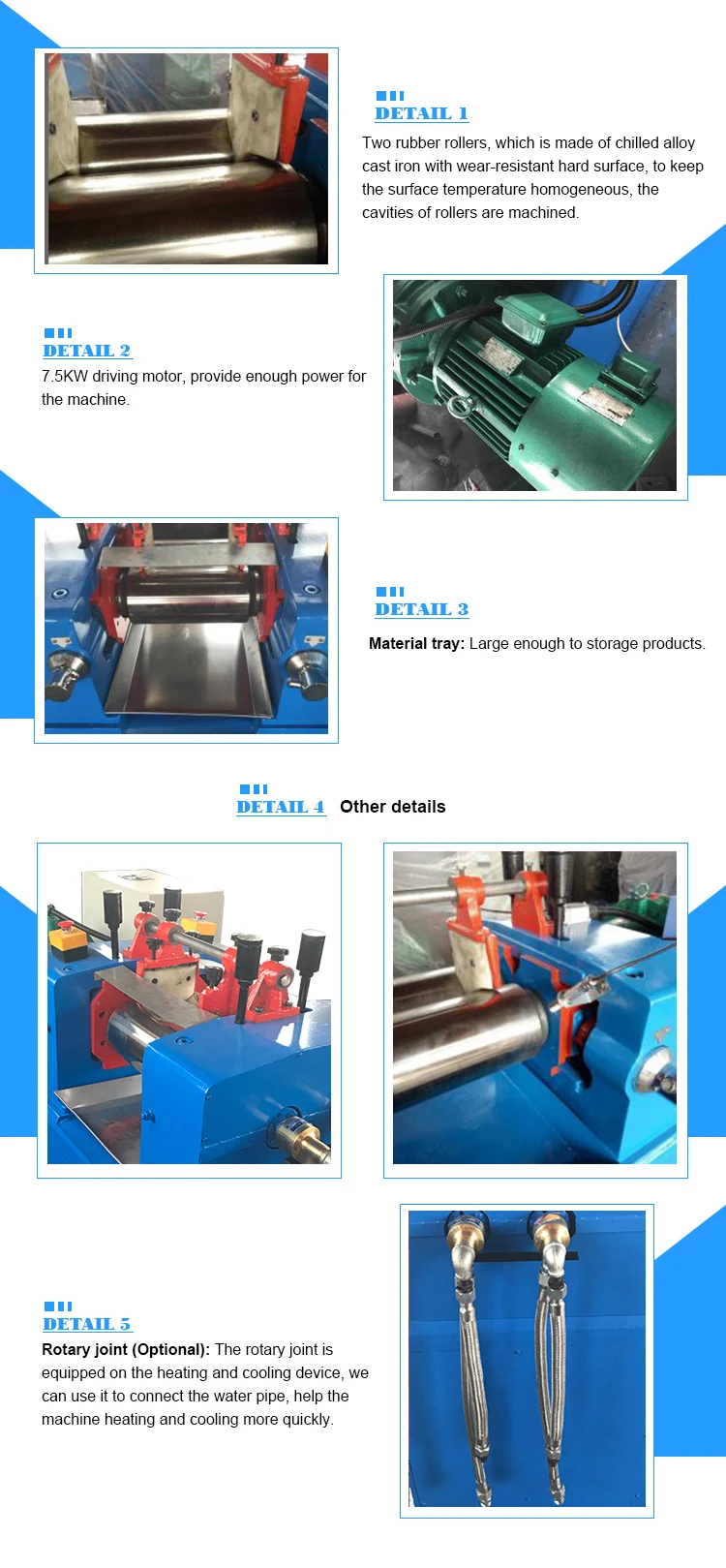 Factory direct sale XK-160 small size rubber mixing mill for laboratory