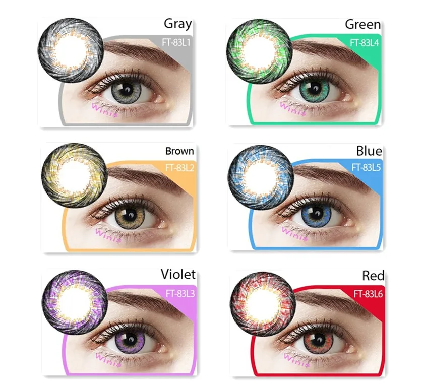 17mm Big Eyes Contact Lenses Lucille-venus Galaxy Color Contact Lens ...