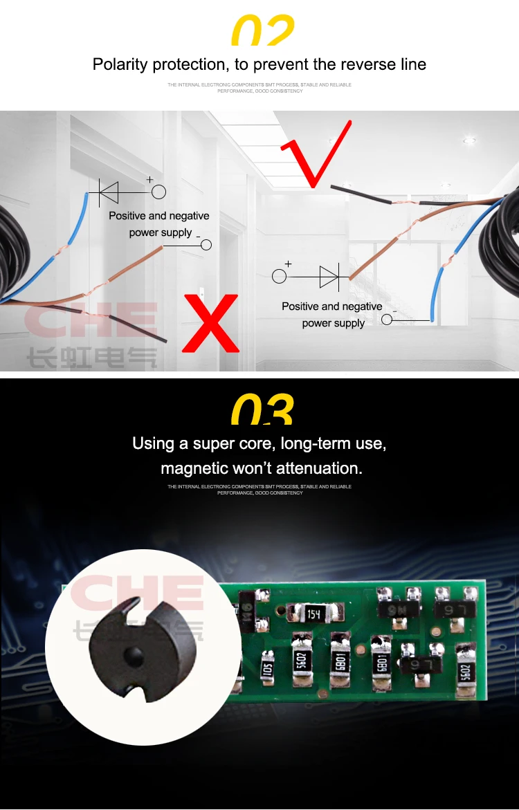 Industrial Automation 2 Wires PNP Nc Embedded Metal Detection