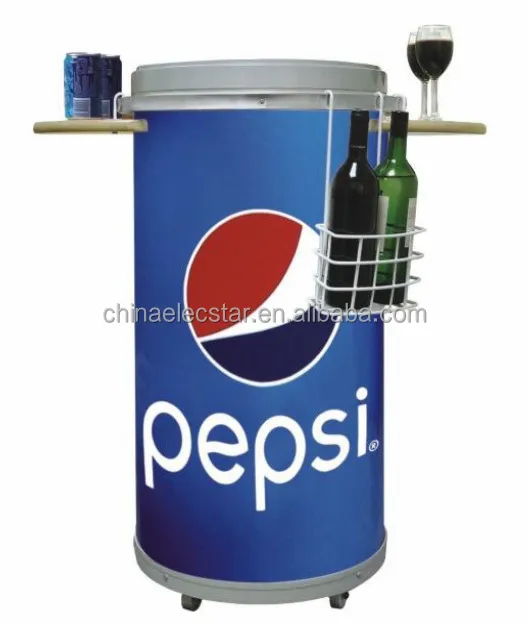 Round Outdoor Refrigerator Party Cooler,Cc45 Party Fridge,Refrigerated