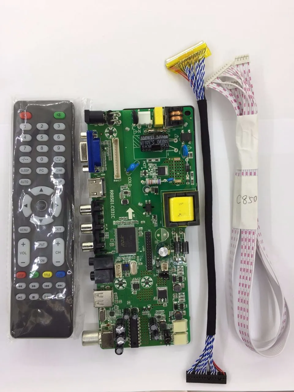 1432" Cvt Small Size Tv Universal Lcd Led Tv Spare Parts With Power