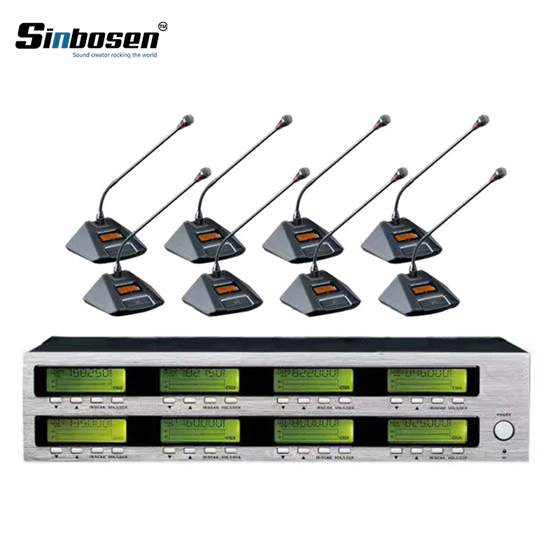 Gooseneck Wireless Conference Microphone System For Conference Room