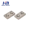 Double Sink Hole Square Strong Permanent Rare Earth Neodymium Magnet