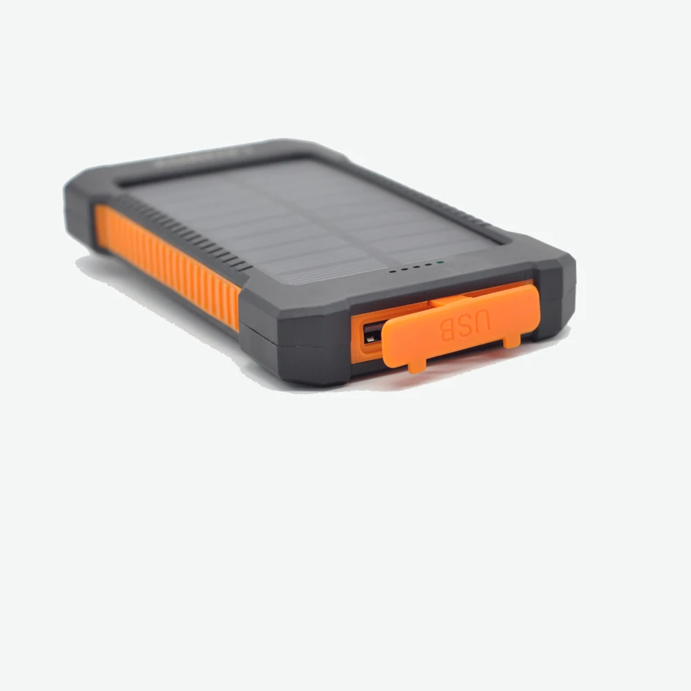 Factory supply high power dual usb ports solar power bank 10000mAh - ANKUX.COM