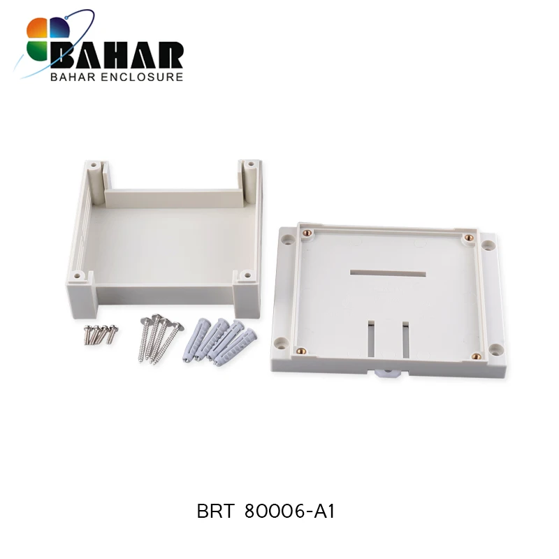 Plastic electronic enclosure/box/din rail with ABS material and V0 flame retardant