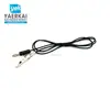 4mm Banana Plug to alligator clip with 4mm hole test lead