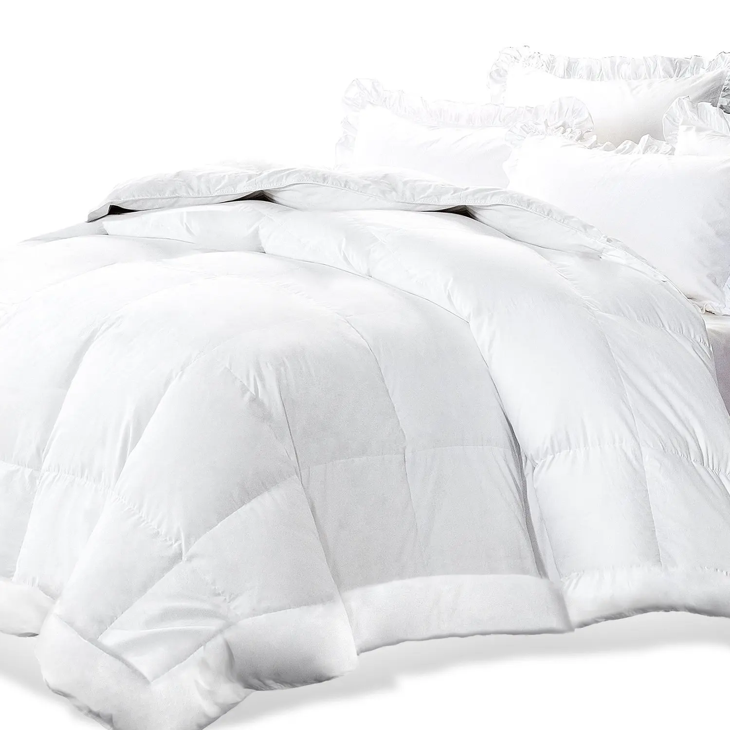 Season White Down Alternative Quilted Comforter With Corner Duvet