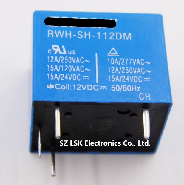 Good Sky RWH-SS-112D 12V RWH Series 12A SPDT Relay