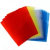Plastic File Folder Transparent L-Type Clear Paper Jacket Sleeve Folders Safe Project Pockets Plastic Sleeves for A4 Size Paper