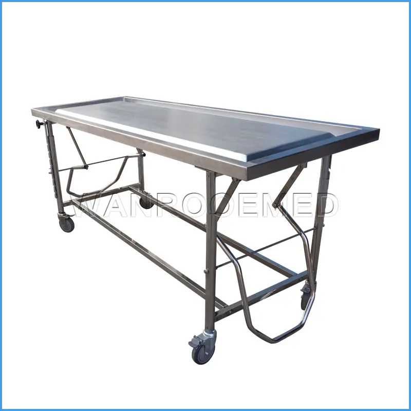 GA205 Adjustable Funeral Mortuary Embalming Table Medical Dissect Corpse Autopsy Table.jpg
