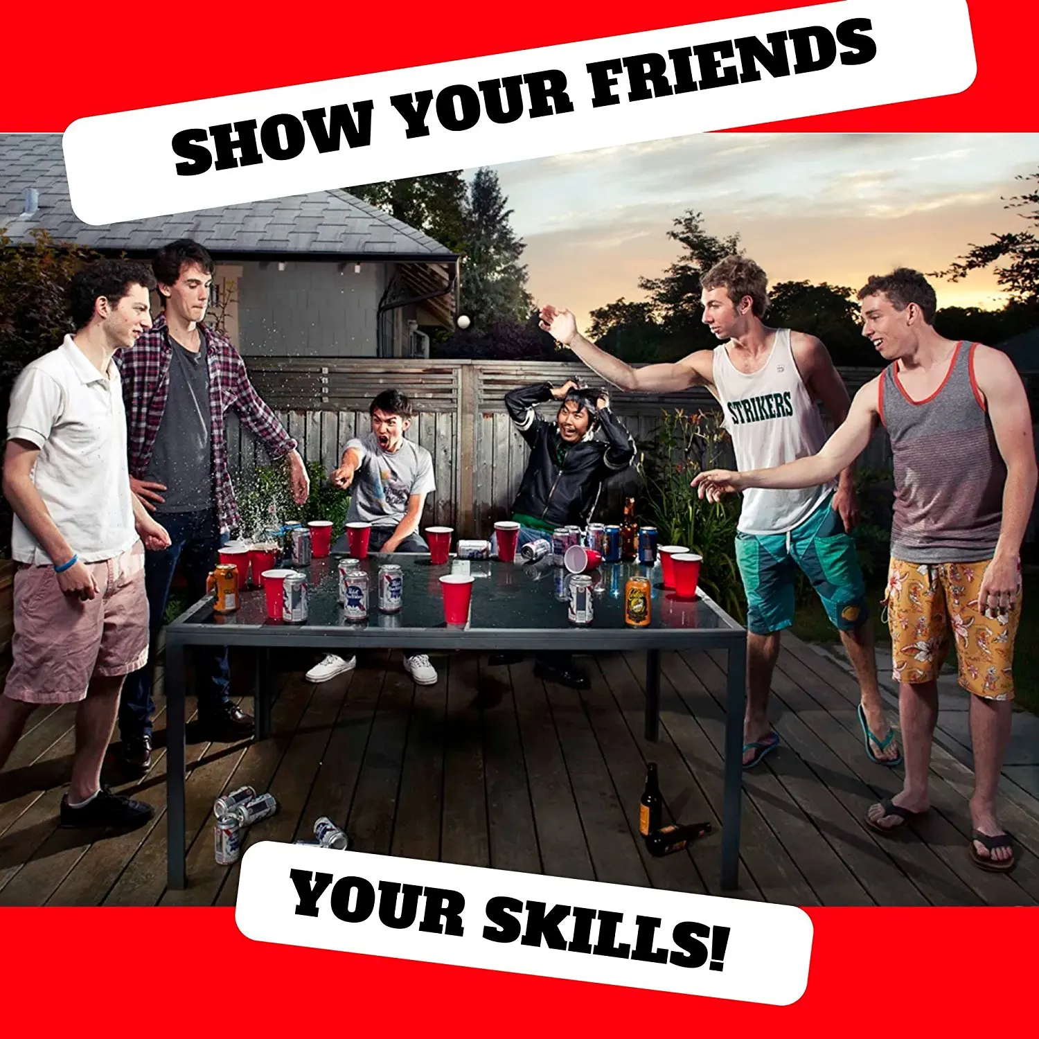 Beerpong Game Set With 24 Pieces Cups And 24 Pieces Balls Buy Beer