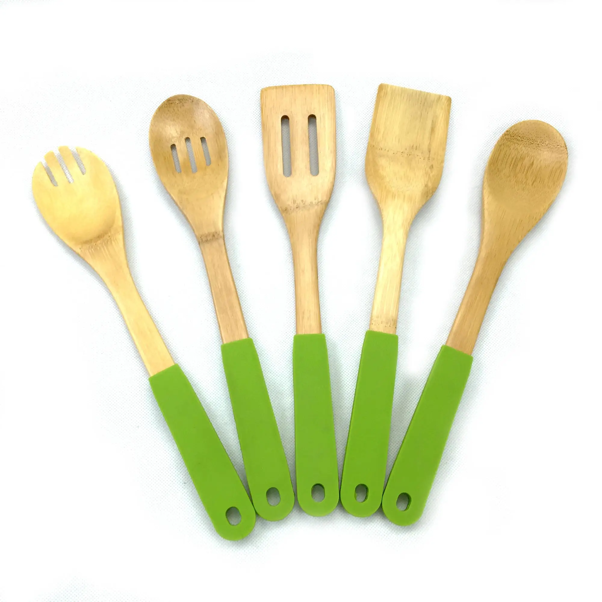 bamboo silicone utensils