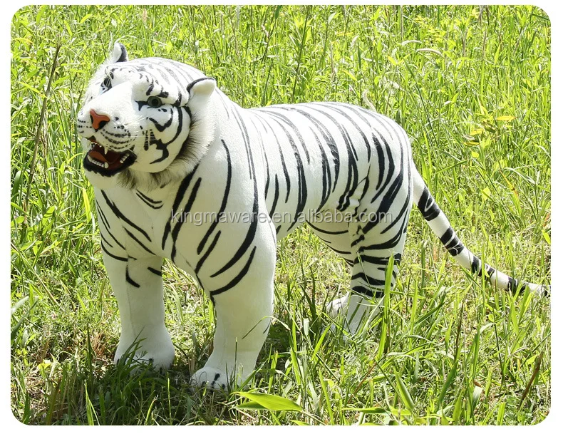 peluche tigre blanc géant