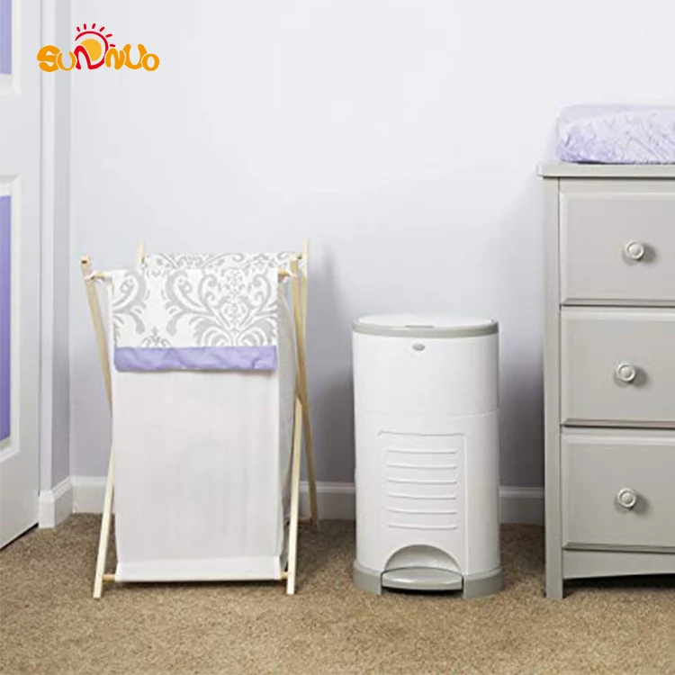 High Quality 25l Household Plastic Waste Bin Handsfree Baby Diaper