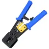 RJ45 Crimp Tool Pass Through Crimper Ethernet Cable Connector Crimping Tool Ratcheting Hand Tools